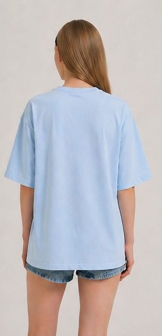 Bebe Mavisi Oversize T-Shirt
