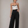 Ekru Dantel Detaylı Askılı Büstiyer Crop