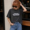 Siyah Yazı Baskılı Oversize Kadın T-Shirt