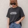 Siyah Yazı Baskılı Oversize Kadın T-Shirt