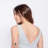 Denim Crop Yelek