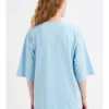 Bebe Mavi Oversize Truvakar Kol T-Shirt