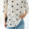 Puantiyeli Oversize T-shirt