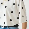 Puantiyeli Oversize T-shirt