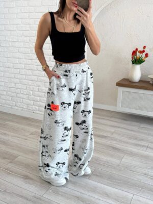 Gri Mickey Eşofman Altı